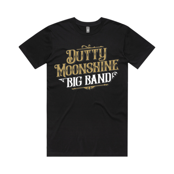 DuttyMoonshine-Logo-Gold-White-Tee