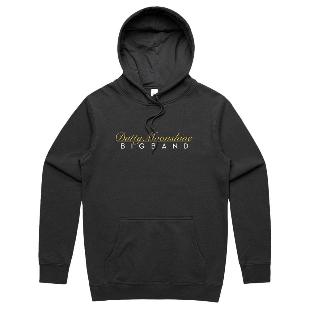 Simms Lager Script Hoodie - Charcoal Heather - Size Large - NOW ON SALE